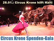 Circus Krone - ein Herz für die Erdbebenopfer in Haiti Sondergala am 28.01.2010 um 15 Uhr (Foto: MartiN Schmitz)